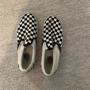 checkered vans